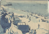 Holiday Huts, Dorset beach
