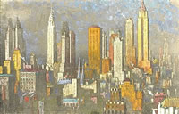 New York from the south end of...