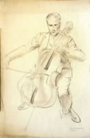 Portrait of the artist Arthur Kemp...