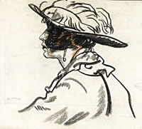 Portrait of Ottoline Morel, circa 1920