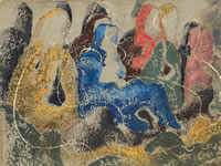 Madonna of the Rocks circa 1945