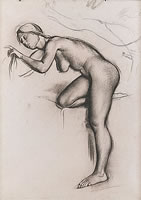 Study of Bending Female, circa