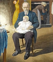 Mary, Lizzie, John and Garth, 1919-20